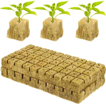 100шт Кубики для выращивания растений Заглушки для Гидропоники Черенками Беспочвенная культура Размножения растений