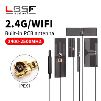 10шт 5DBI 2.4 G модуль Bluetooth wifi антенна 2400-2500 МГц Гибкая программная плата Встроенная антенна IPEX терминал RG1.13/1.37 провод