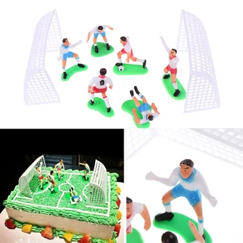 8 шт./компл. Модель украшения торта для торта на день рождения игрока для футбольного торта