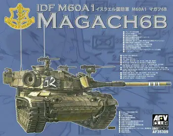 AFV Club AF35309 1/35 масштабный комплект моделей танков IDF M60A1 Magach 6B 2019