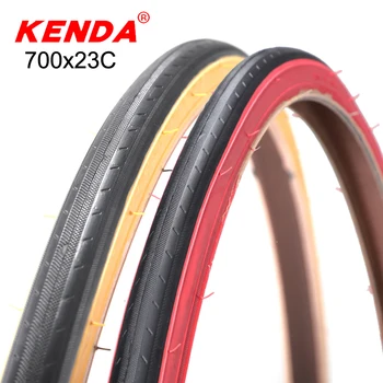 KENDA ретро велосипедные шины 700C дорожные велосипедные шины pneu 700x23C сверхлегкие 430g гоночные фиксированные велосипедные шины красный желтый боковой 110PSI
