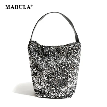 MABULA, стильные сумки через плечо с блестками для женщин 2023, роскошные дизайнерские сумки для вечеринок, трендовые легкие сумки-тоут