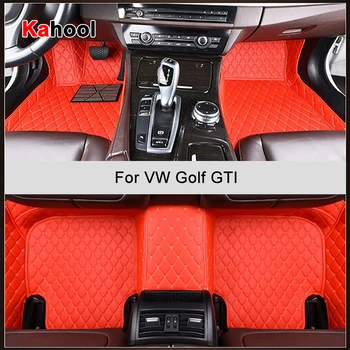 Автомобильные коврики KAHOOL на заказ для VW Golf GTI, автоаксессуары, ковер для ног