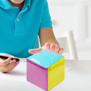 Большие кубики Плюшевый кубический реквизит 10 см Мягкие карманные кубики для кубиков Игрушки Класс