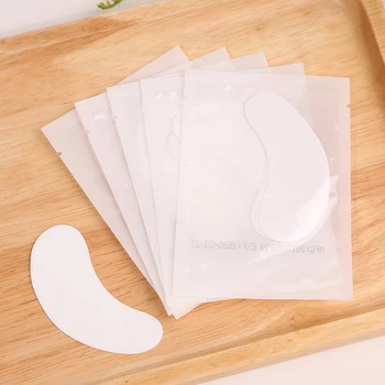 Гелевая накладка для наращивания ресниц, пластыри для прививки под глаза - Прозрачная наклейка на упаковке | 50/100/200 пар