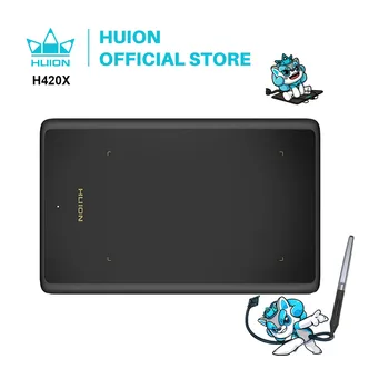 Графический планшет HUION H420X Digital Drawing Tablet Графический планшет для рисования ручкой без батарейки PW100 8192 L