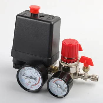 детали воздушного компрессора для реле давления, регулирующий клапан на три и четыре отверстия в сборе с пластиковыми или железными часами