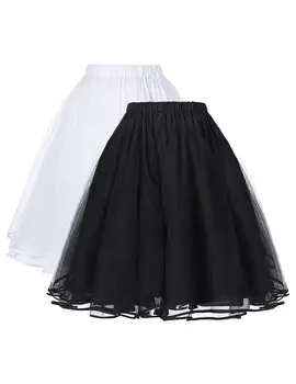 Женская нижняя юбка с кринолином, Рождественская пачка 50-х, Нижние юбки 2023