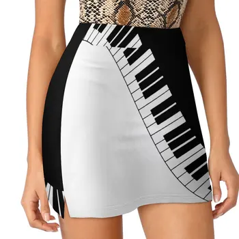 Клавиатура пианино Светонепроницаемая брючная юбка корейская женская одежда комплекты юбок Женское платье