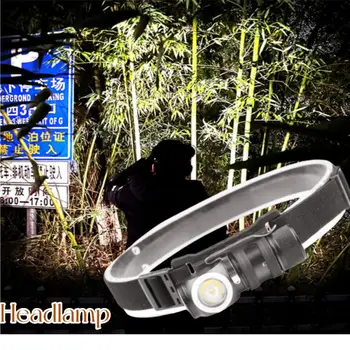 Мини-Фара LED Work Light Type C Перезаряжаемый Многофункциональный Головной Фонарик IPX4 С Водонепроницаемым Режимом Освещения Для Кемпинга на открытом воздухе