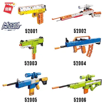 Модель Enlightenment Color Power Desert Eagle 98kUZI Gun Charge Собранные строительные блоки Игрушечный пистолет для мальчиков, игрушки для детей, подарки