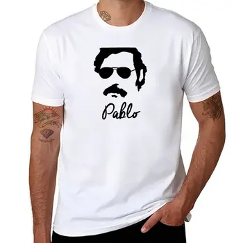 Новая футболка с солнцезащитными очками Пабло Эскобара, быстросохнущая футболка с аниме, спортивная футболка, футболка для мужчин