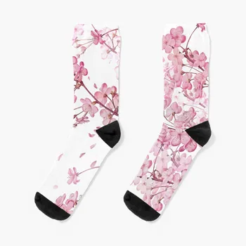 Носки Sakura Cherry Blossom Футбольные милые подарки кавайные Носки Для Женщин Мужские