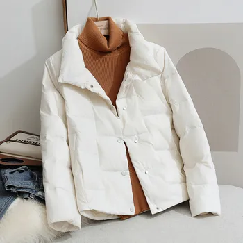 Осень-зима 2023, новый легкий пуховик, женская короткая ультралегкая модная Легкая и тонкая свободная куртка большого размера, Ropa Para Mujer
