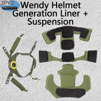 Подвеска шлема Wendy с регулируемой ручкой + губчатая подкладка нового поколения, подходящая для дооснащения тактических шлемов