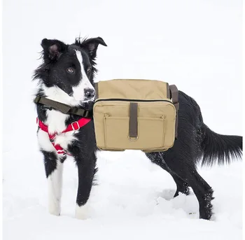 Регулируемая седельная сумка для переноски щенков, Рюкзак для дрессировки собак на открытом воздухе, Походные седельные сумки, Жилет для собак с карманами