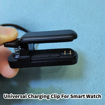 Смарт-часы с 2-контактным зажимом для зарядного устройства 4 мм Универсальный кабель для зарядки док-станции 3 мм для смарт-браслета Wristband