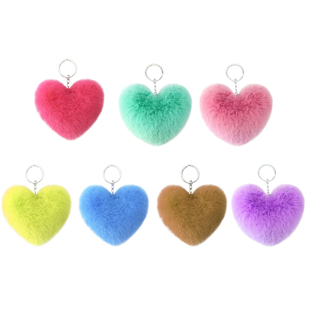 7шт брелки в форме сердца, креативная сумка, подвесные украшения для домашнего использования Изображение 3