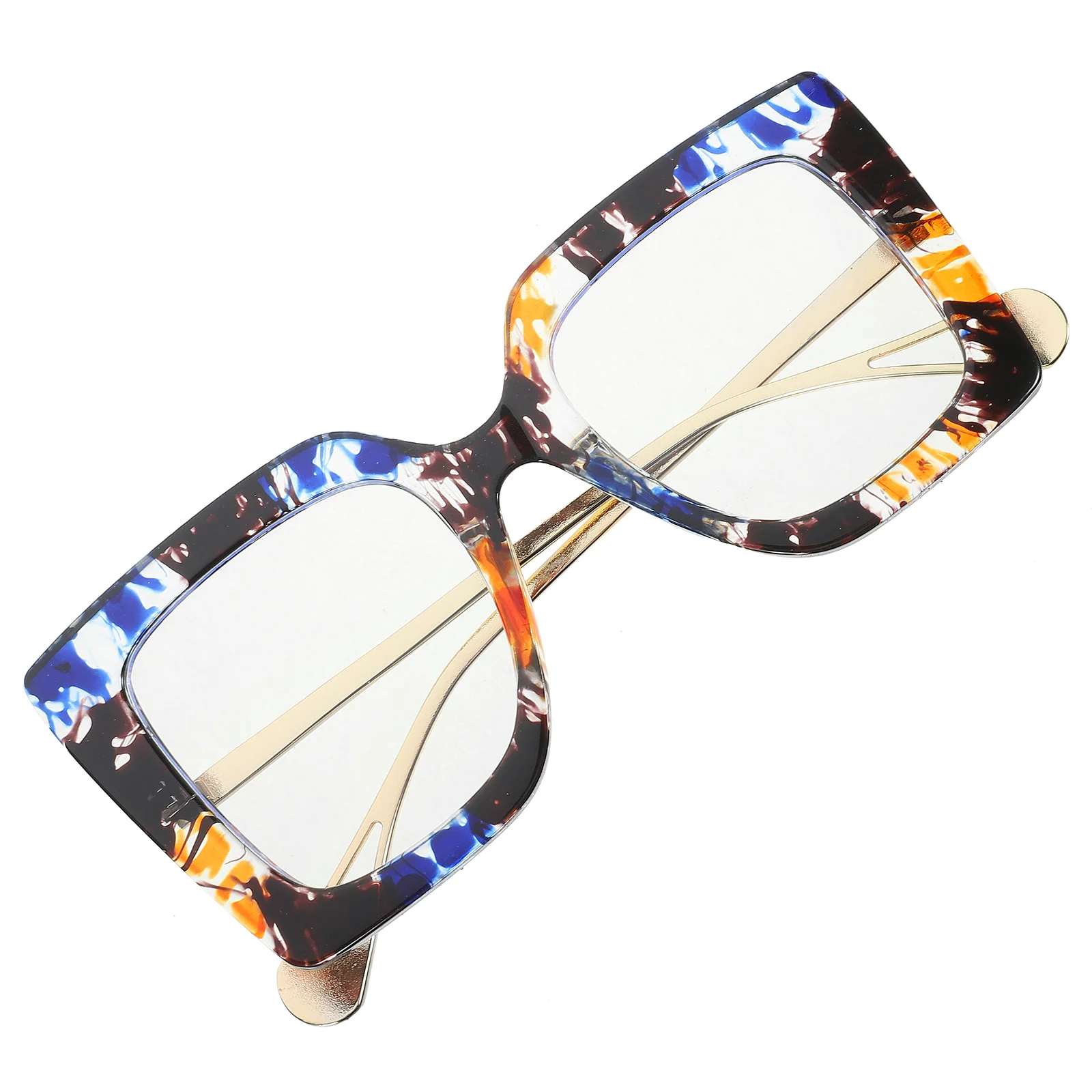 Декор Оправа для очков Эластичные очки Негабаритные Легкие светильники Вечеринка Ретро Мужчина Изображение 2
