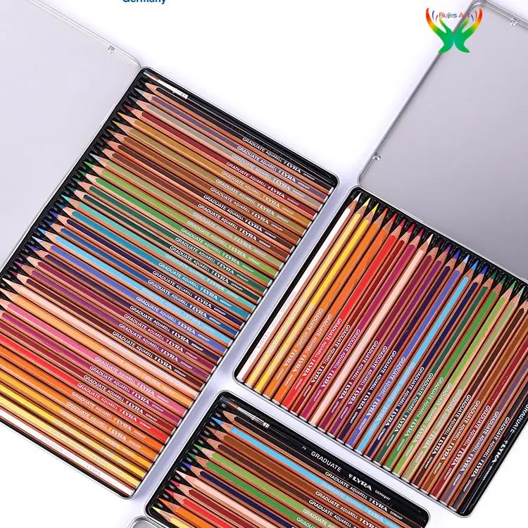Коллекция Lyra Graduate, 12/24/36 цветных принадлежностей для рисования, подарочная коробка для цветных карандашей для рисования грифелем Изображение 3
