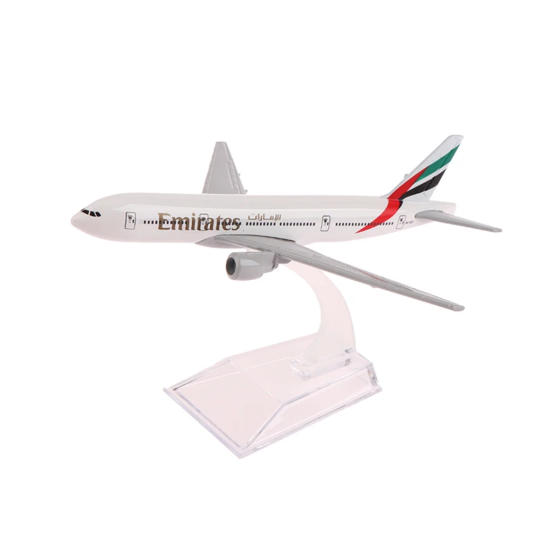 Копия металлического самолета emirates airlines 777 в масштабе 1: 400, Отлитая под давлением модель авиационного самолета, Коллекционные игрушки для мальчиков Изображение 0