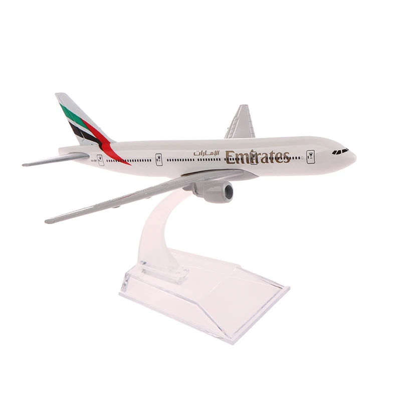 Копия металлического самолета emirates airlines 777 в масштабе 1: 400, Отлитая под давлением модель авиационного самолета, Коллекционные игрушки для мальчиков Изображение 2