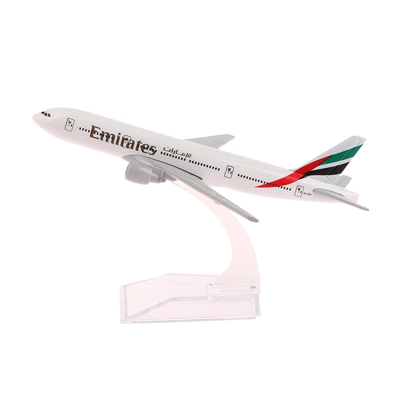 Копия металлического самолета emirates airlines 777 в масштабе 1: 400, Отлитая под давлением модель авиационного самолета, Коллекционные игрушки для мальчиков Изображение 3