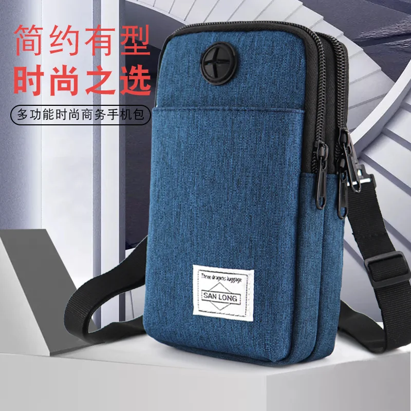 Модная сумка Wasit, кошелек, двухслойная спортивная военная поясная сумка на открытом воздухе, мужская сумка для телефона, водонепроницаемая женская сумка для кемпинга Изображение 1