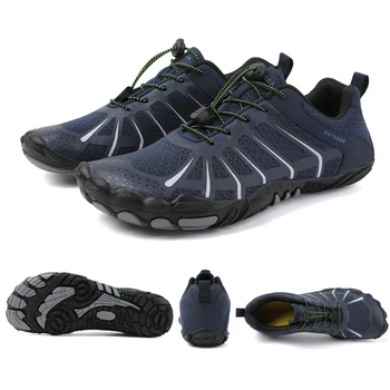 1 пара водонепроницаемых ботинок для плавания, мужские уличные пляжные сандалии босиком, Быстросохнущая походная обувь для болотной ходьбы, Дышащие уличные принадлежности