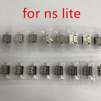 10 шт./лот Оригинальная новинка для игровой консоли Nintendo Switch Lite NS LITE Разъем для зарядки питания USB-порт Type-C