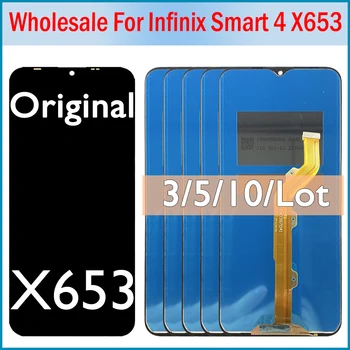 3/5/10 шт. Для Infinix Smart 4 X653C X653 ЖК-дисплей С Сенсорным Экраном Дигитайзер В Сборе Для Infinix Smart4 X653C Замена ЖК-дисплея
