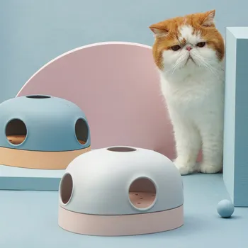 Hola Cat Toys, интерактивная игрушка-вертушка, мяч, кошка, игра в нескольких комбинациях, Полипропиленовый материал, аксессуары для кошек, игрушки-головоломки для кошек