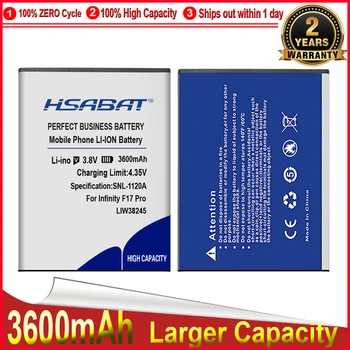 HSABAT 0 Цикл 3600 мАч LIW38245 Батарея для Hisense Infinity F17 Pro F16 Высококачественный Сменный Аккумулятор