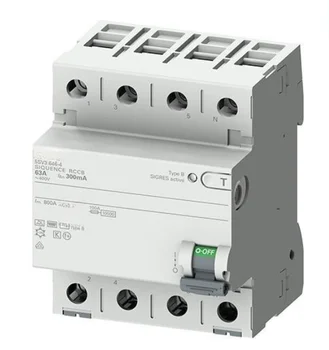 Автоматический выключатель остаточного тока 5SV3646-6 4 полюсный 4P 63A