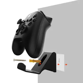 Гладкая поверхность, 2 шт., полезный настенный жесткий кронштейн для игрового контроллера, Ударопрочная вешалка для геймпада, широко совместимый