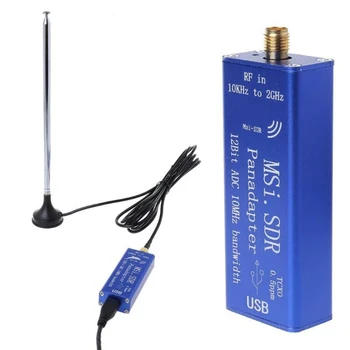 Для MSI.SDR Panadapter SDR Приемник Комплект Антенны Портативный SDR приемник 10 кГц-2 ГГц 12-битный АЦП TCXO 0.5ppm HF UHF VHF