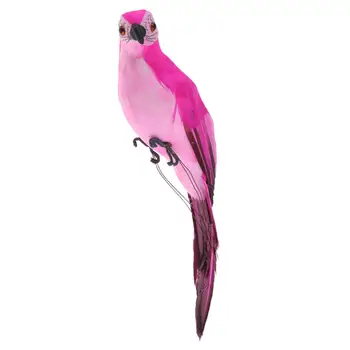 Имитация статуи попугая, фигурка попугая из искусственного пера для газона на дорожке