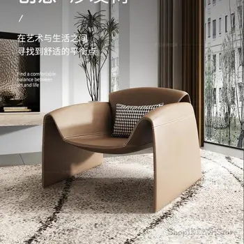 Итальянское минималистичное дизайнерское кресло, повседневный одноместный диван, кресло для гостиной, креативный M-образный стул-краб, стул-тигр