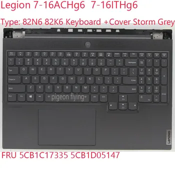 Клавиатура Legion 7-16 5CB1C17335 5CB1D05147 Для ноутбука Lenovo Legion 7-16ACHg6 82N6 7-16ITHg6 82K6 USA Storm Grey Тест В порядке