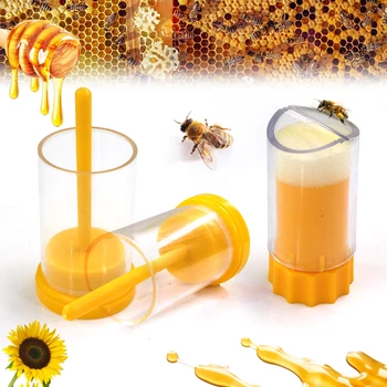 Клетки-ловушки для маркировки пчелиной матки Бутылка для пчеловодческого маркера Система выращивания пчел с мягким поршнем Губка Оборудование для пчеловода Инструмент