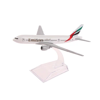 Копия металлического самолета emirates airlines 777 в масштабе 1: 400, Отлитая под давлением модель авиационного самолета, Коллекционные игрушки для мальчиков