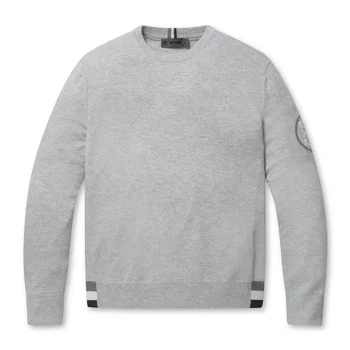 Мягкий и удобный мужской монохромный пуловер для гольфа, вязаный теплый свитер, модный буквенный дизайн, универсальный тренд на зиму