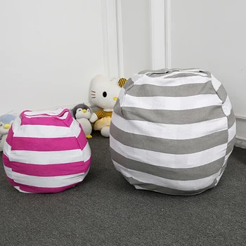 Наполняемый мешок для хранения игрушек с животными, мягкие Детские Органайзеры для плюшевых игрушек, удобные сумки большой емкости