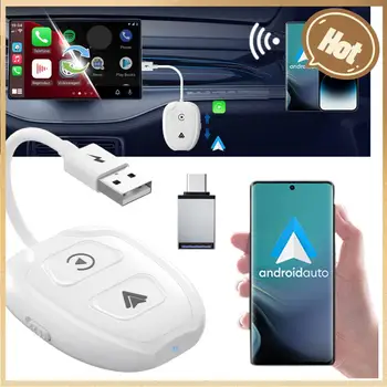 Проводной и Беспроводной CarPlay Android Auto Wireless Adapter USB Connection Car Smart Box Бесшовное Подключение для Android /Apple Car OEM