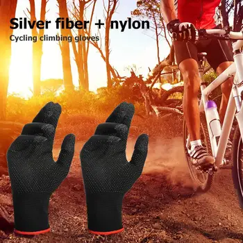 Противоскользящие перчатки с сенсорным экраном Дышащие трикотажные Тепловые перчатки для игр езды на велосипеде