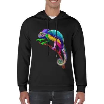 Пуловер с капюшоном New Chameleon Fantasy Rainbow Colors, мужская одежда, мужская одежда, мужская дизайнерская одежда, блузка, спортивный костюм