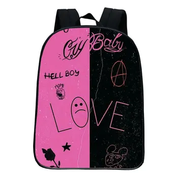 Рюкзак Lil Peep Школьные рюкзаки Дизайн одежды для мальчиков и девочек Студенческие сумки Многофункциональная Дорожная сумка для книг Детская сумка