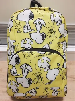Рюкзак Snoopy мультяшный водонепроницаемый складной рюкзак для хранения, дорожная сумка, мультяшная водонепроницаемая школьная сумка
