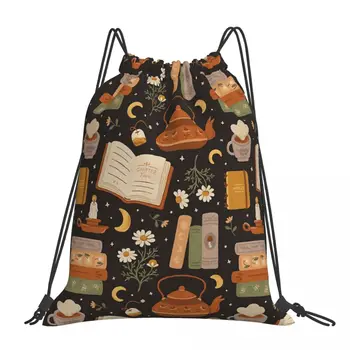 Рюкзаки Sweet Bookish Dreams Модные портативные сумки на шнурке Карманная спортивная сумка Книжные сумки для путешествий Школьные
