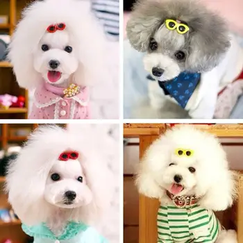 Товары для домашних животных Собака Кошка Щенок Бантики Милые Заколки для волос Шпильки Заколка для волос Солнцезащитные очки